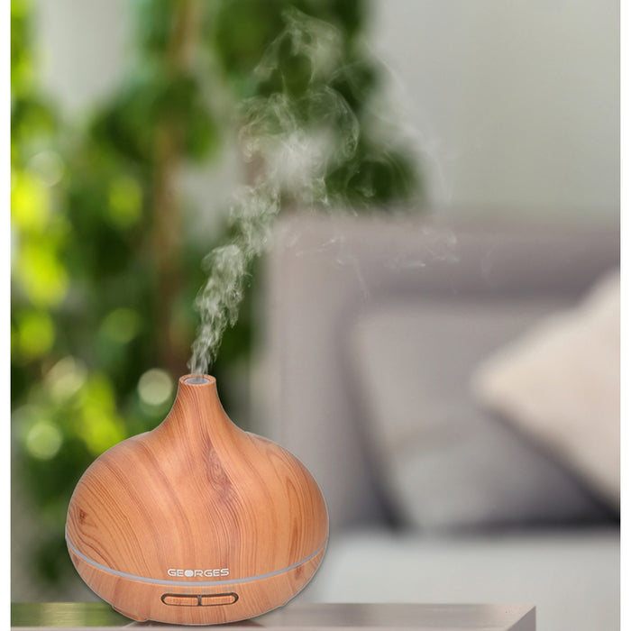 TP Aroma Diffuser 300ml Wood Art  Light Wood