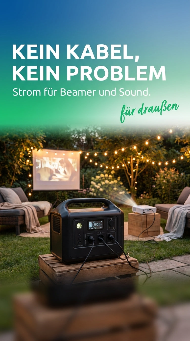 Strom für draußen