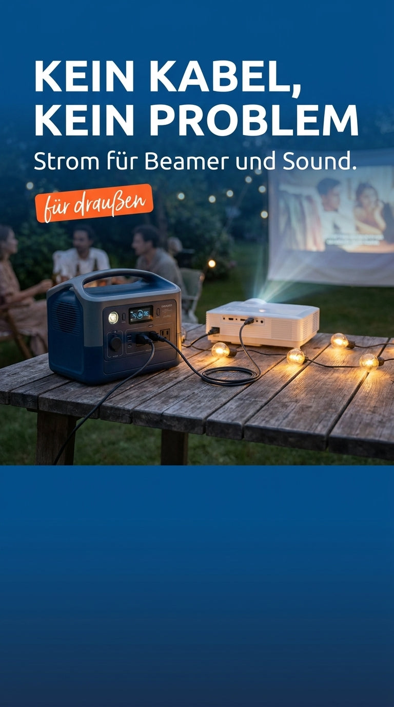 Strom für draußen