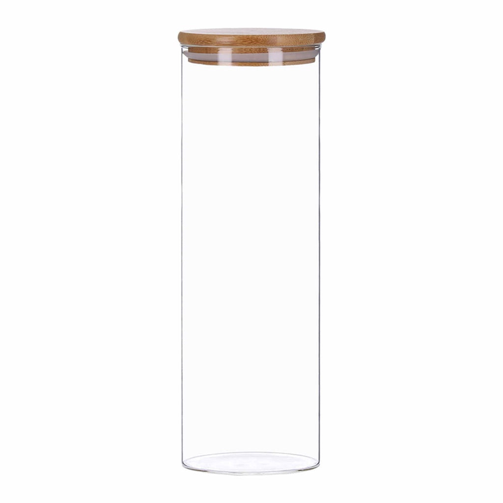Produktbild Vorratsglas - TP Vorratsglas mit Bambus Deckel, Glas Behälter für Lebensmittel, luftdicht, spülmaschinenfest, 2200ml