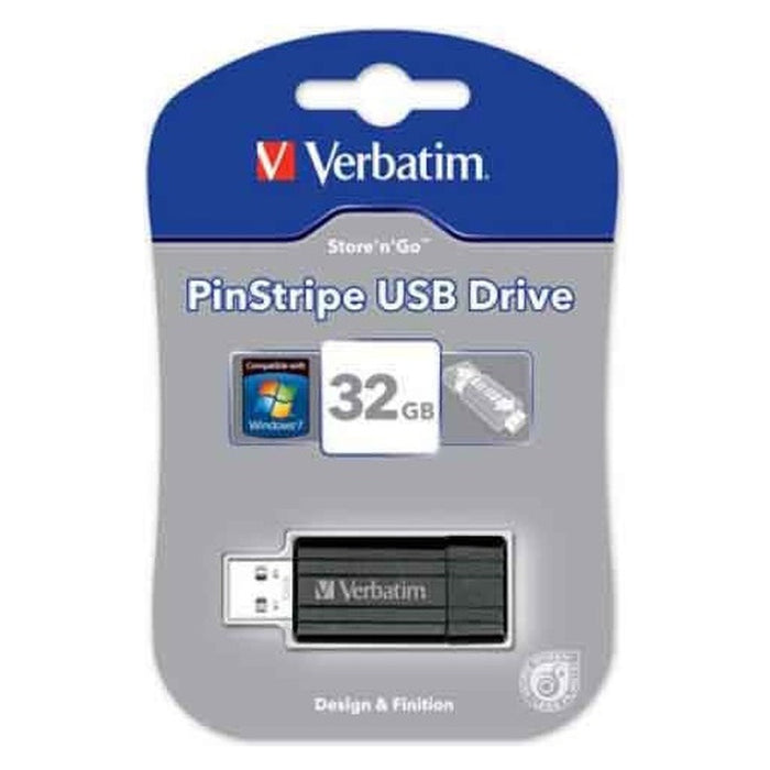 Verbatim 15-020-144 USB-Stick 32GB Pin Stripe
