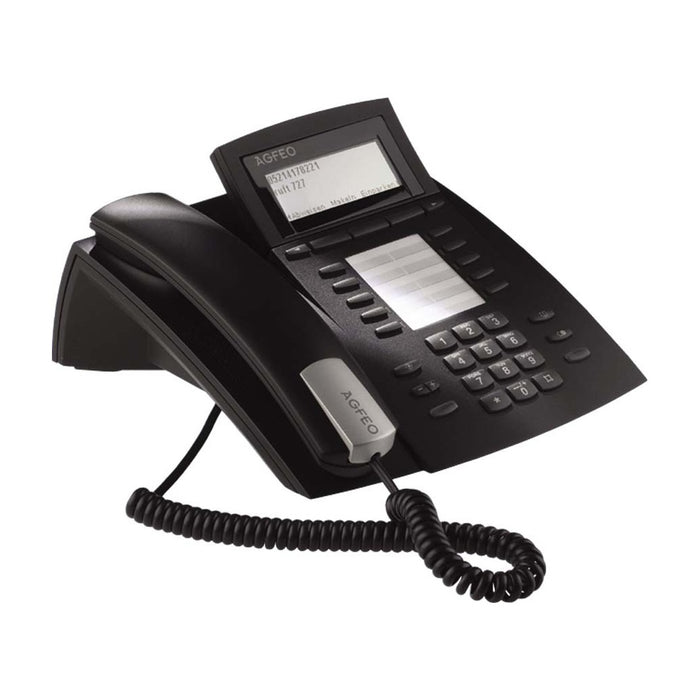 AGFEO ST 42 Analoges Telefon Anrufer- Identifikation in schwarz