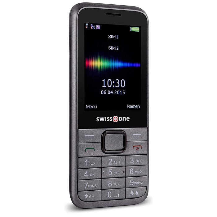 swisstone SC 560 - Dual SIM Mobiltelefon mit extra großem beleuchtetem Farbdisplay