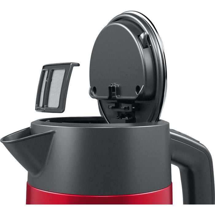 Bosch Wasserkocher SDA TWK4P434 1,7 L  deep red/gr