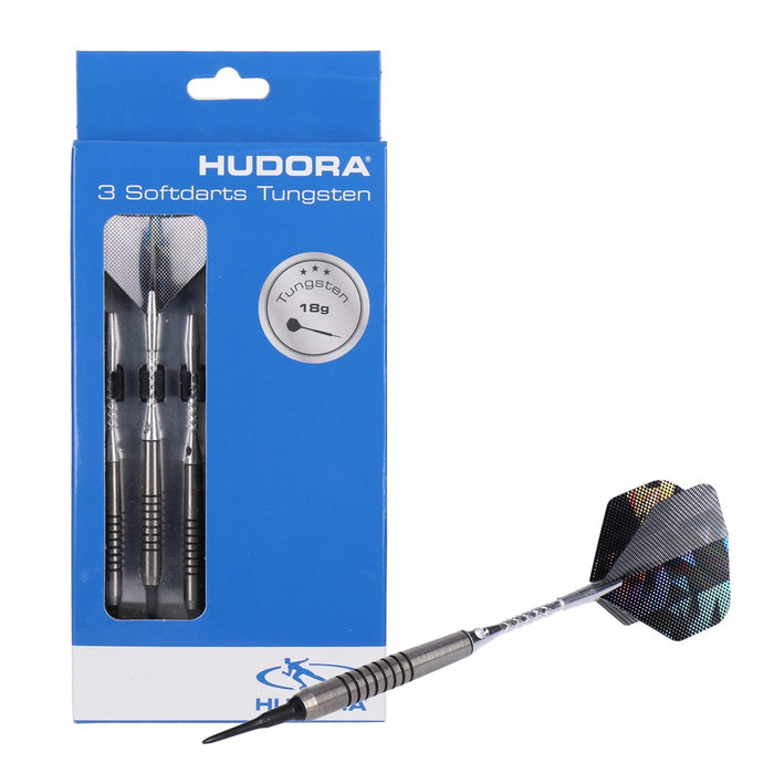 HUDORA Softdarts Tungsten Dart-Pfeile 3 Stück