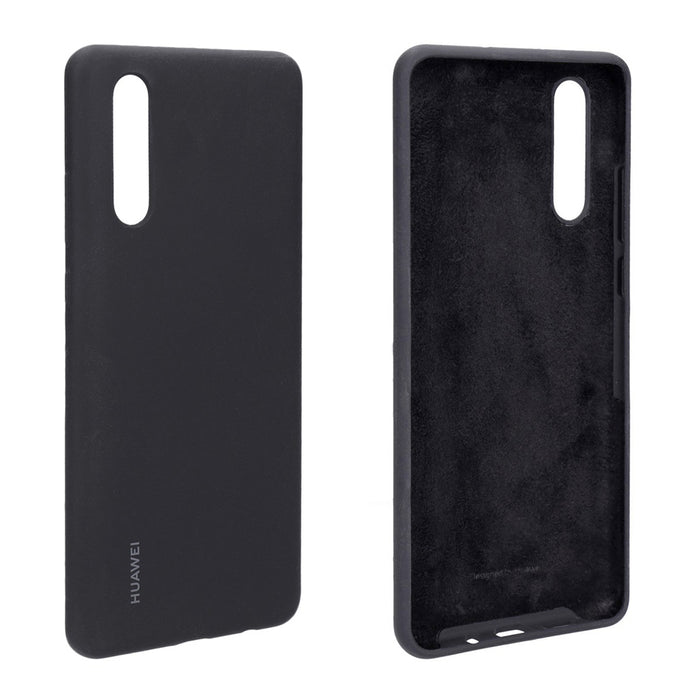 Huawei P30 Silikon Cover Case schwarz