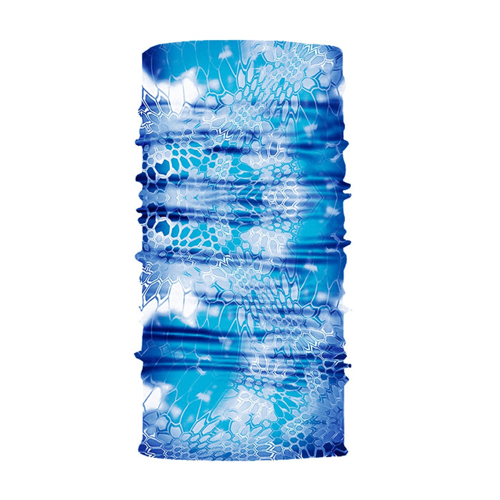 TP Multifunktionstuch, Bandana Schlauchschal, als UV-Schutz, Outdoor Halstuch oder Stirnband, unisex blue pattern