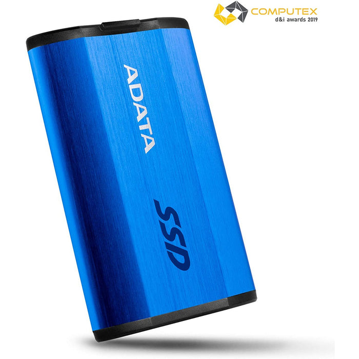ADATA SE800 USB 3.2 Gen2 external SSD 1TB blau