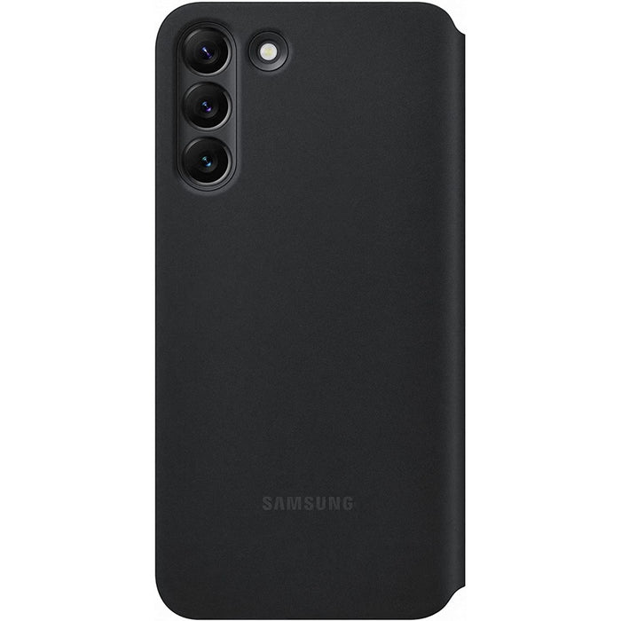 Samsung Smart Clear View Cover Galaxy S22+ schwarz Smartphone Flip Case