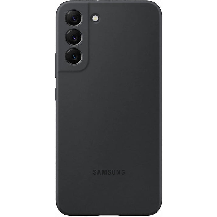 Samsung Silicone Cover für Galaxy S22+ schwarz