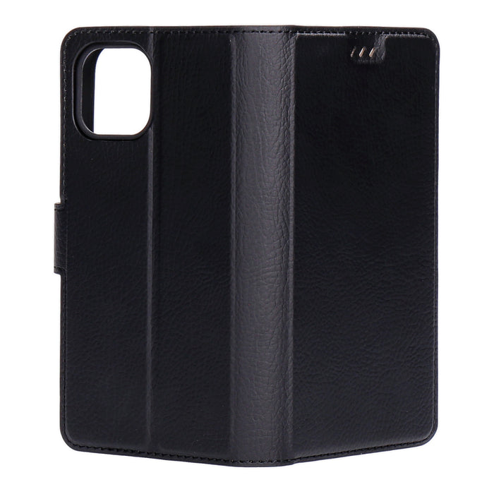 XQISIT Slim Wallet für iPhone 13Mini schwarz