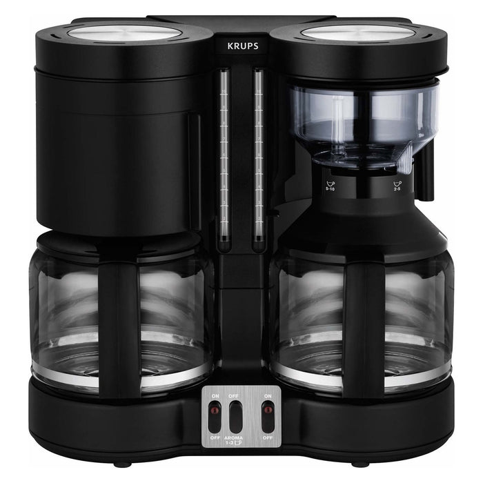 Krups KM 8508 Doppel-Automat Kaffee/Tee schwarz