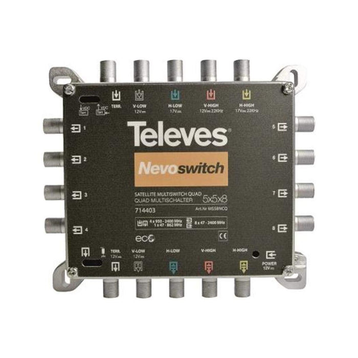 Televes MS58NCQ Nevoswitch Multischalter