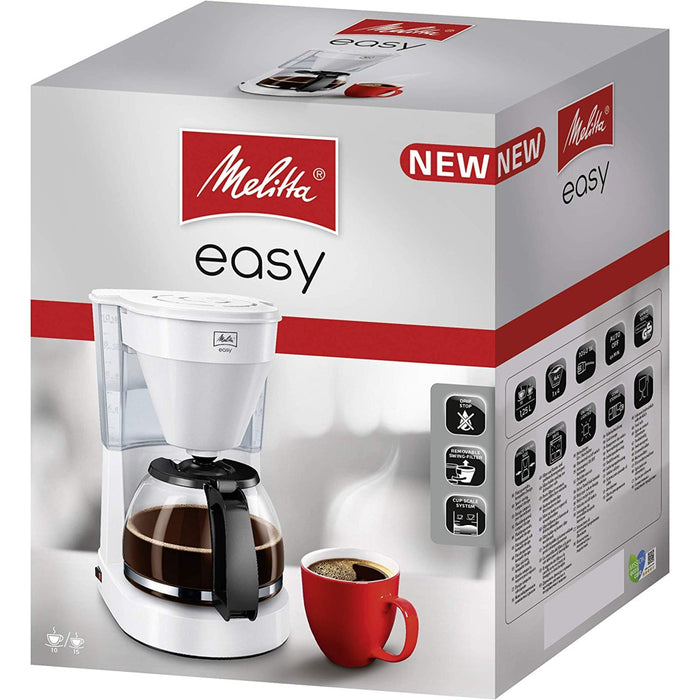 Melitta Easy II Filter-Kaffeemaschine weiß