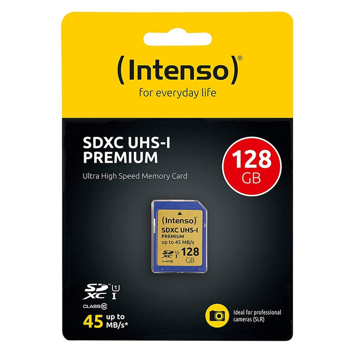 Intenso SD Card UHS-I SDXC Speicherkarte 128 GB