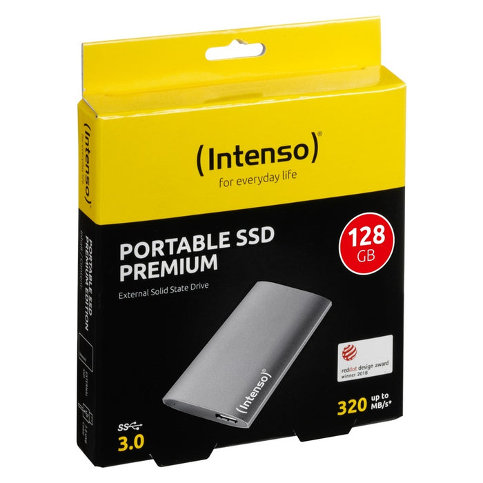 Intenso 128GB Premium SSD Externe Festplatte Anthrazit