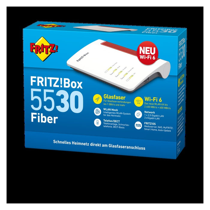 AVM FRITZ!Box 5530 WLAN-Router Gigabit Ethernet Dual-Band (2,4 GHz/5 GHz) 4G Weiß