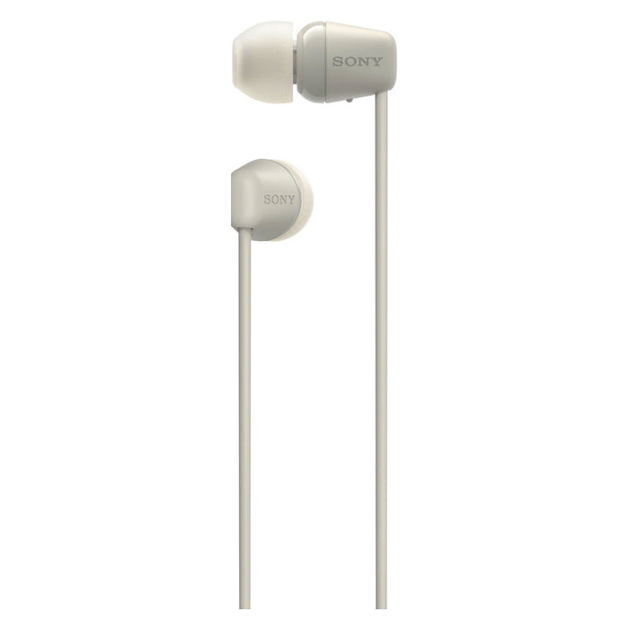 Sony WI-C100 Kopfhörer Kabellos im Ohr Anrufe/Musik Bluetooth Beige