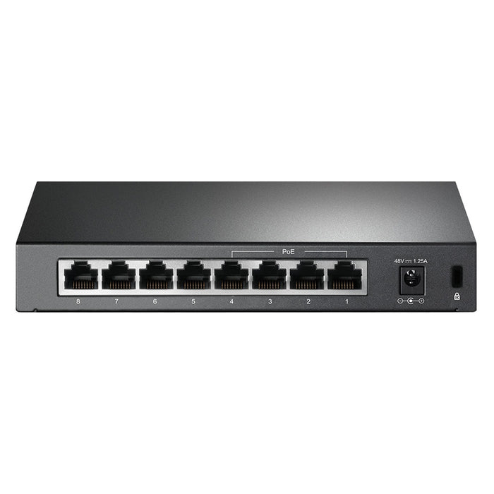 TP-Link TL-SF1008P Unmanaged Fast Ethernet (10/100) Power over Ethernet (PoE) Schwarz