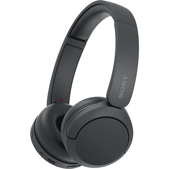 Sony WH-CH520 kabellose Bluetooth-Kopfhörer Schwarz - On-Ear-Kopfhörer bis 50h Laufzeit
