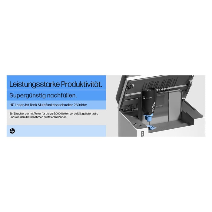 HP LaserJet Tank MFP 2604dw Drucker, Schwarzweiß, Drucker für Kleine &amp; mittelständische