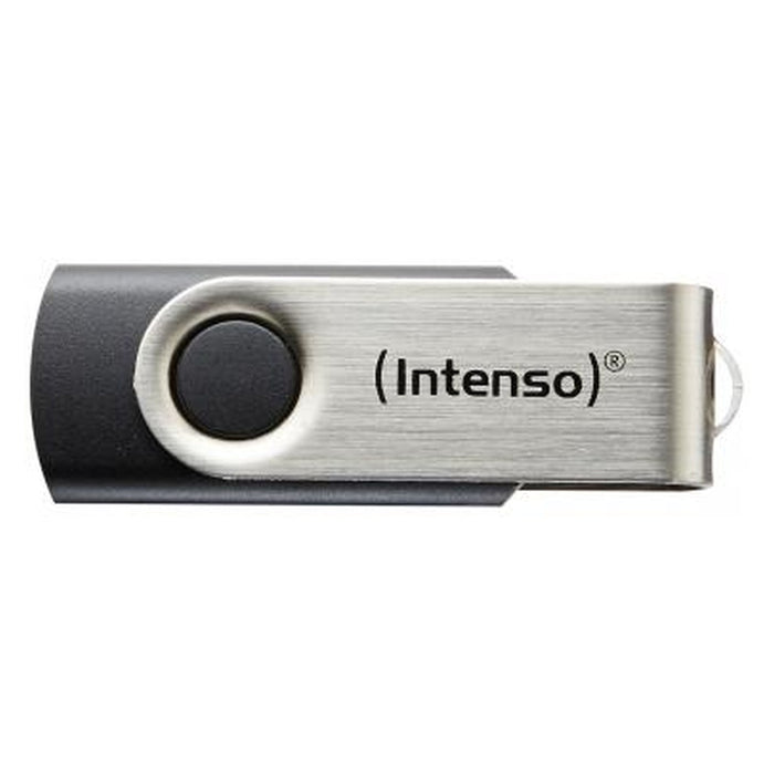 Intenso Basic Line USB-Stick 64 GB USB Typ-A 2.0 Schwarz, Silber