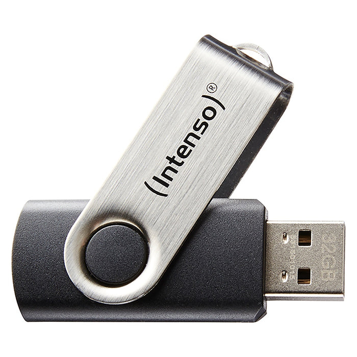 Intenso Basic Line USB-Stick 16 GB USB Typ-A 2.0 Schwarz, Silber
