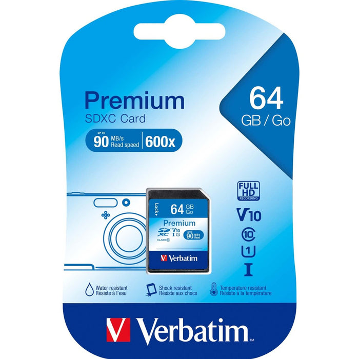 Verbatim SDXC-Card 64GB Class 10 VERBATIM 44024