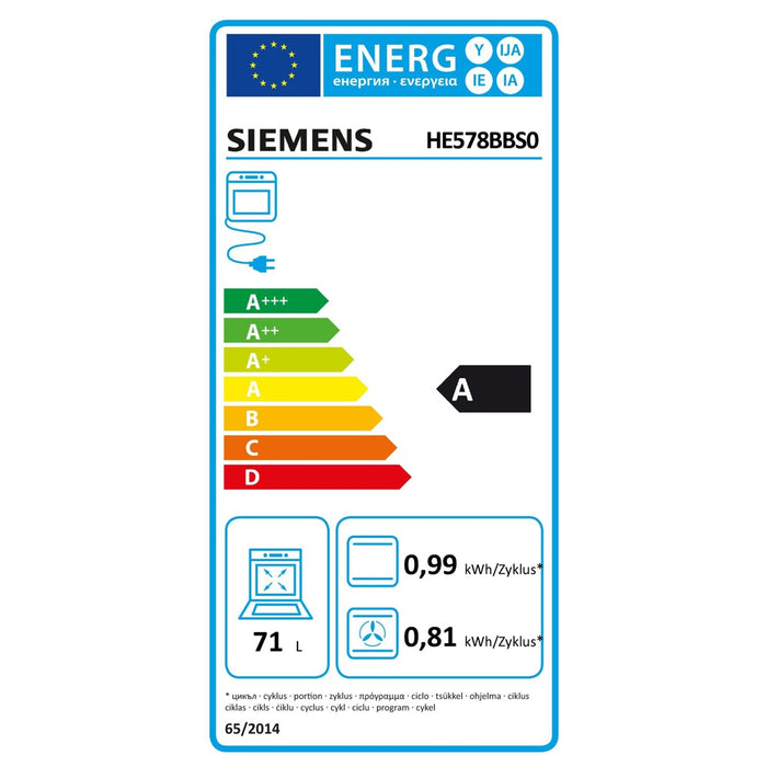 Siemens EB-Herdset bestCollection+ HE578BBS0+EA645GN17+ PQ521KB00B