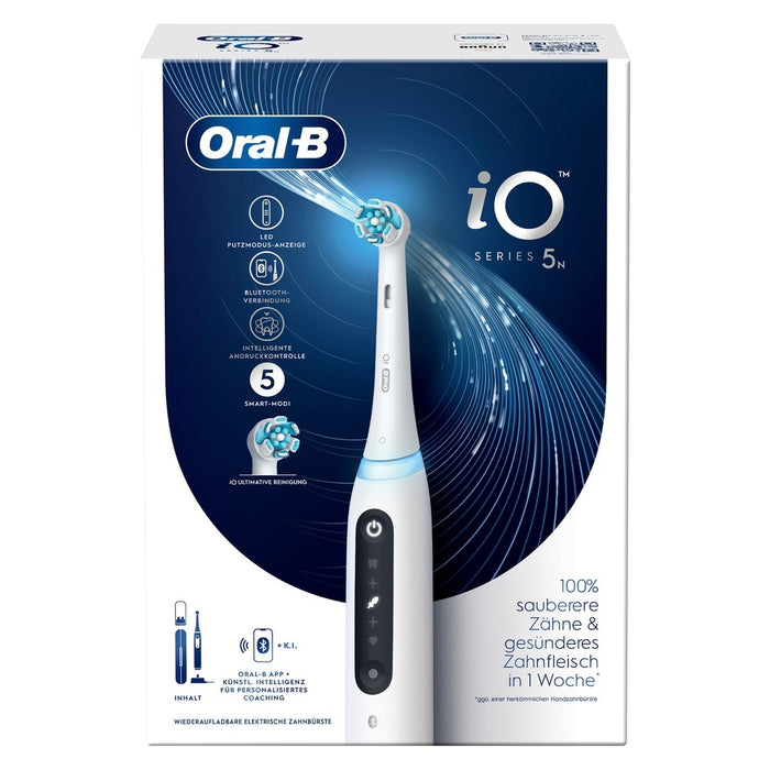 Oral-B Zahnbürste Magnet-Technologie iO Series 5 Quite weiß